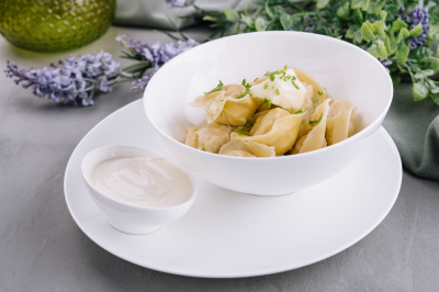  Pelmeni cu curcan